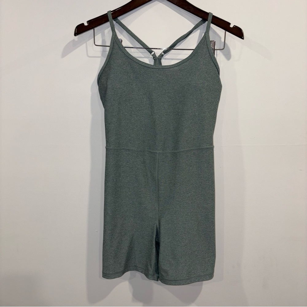 Green Sleeveless Romper